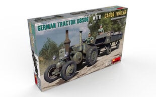 Klijuojamas modelis MiniArt 35317 German Tractor D8506 WITH Cargo Trailer 1/35 kaina ir informacija | Klijuojami modeliai | pigu.lt