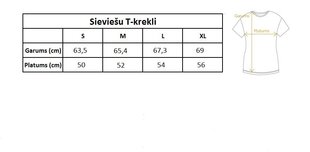 Marškinėliai su užrašu Leaf, rožiniai kaina ir informacija | Marškinėliai moterims | pigu.lt