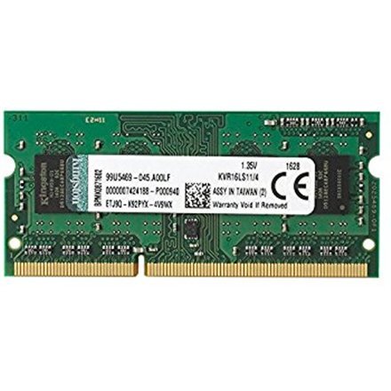 KINGSTON 4GB 1600MHz DDR3L Non-ECC CL11 SODIMM 1.35V цена и информация | Operatyvioji atmintis (RAM) | pigu.lt