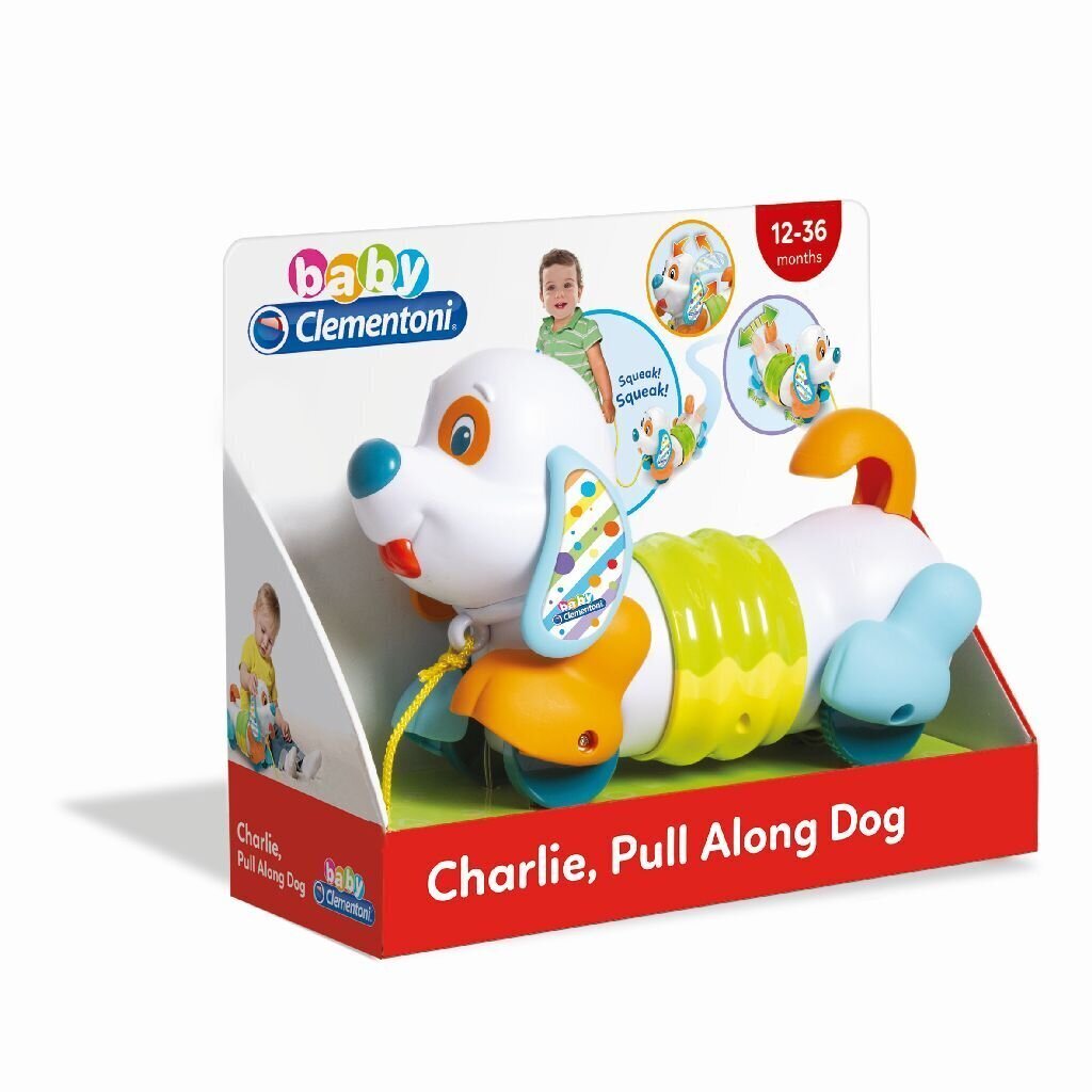 Traukiamas šuniukas Clementoni цена и информация | Žaislai kūdikiams | pigu.lt