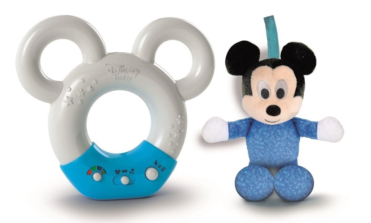 Muzikos dėžutė su naktine lempute ir migduku Clementoni Disney Baby Mickey kaina ir informacija | Žaislai kūdikiams | pigu.lt