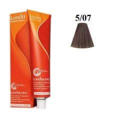 Plaukų dažai Londa Londacolor Demi-Permanent Cream Color 5/07 Light Brown Natural Brown, 60 ml kaina ir informacija | Plaukų dažai | pigu.lt