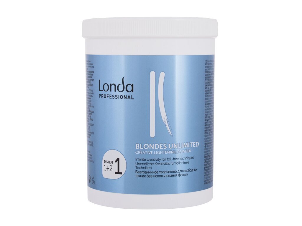 Plaukų šviesinimo milteliai Londa Blonde Unlimited Creative Powder, 400g kaina ir informacija | Plaukų dažai | pigu.lt