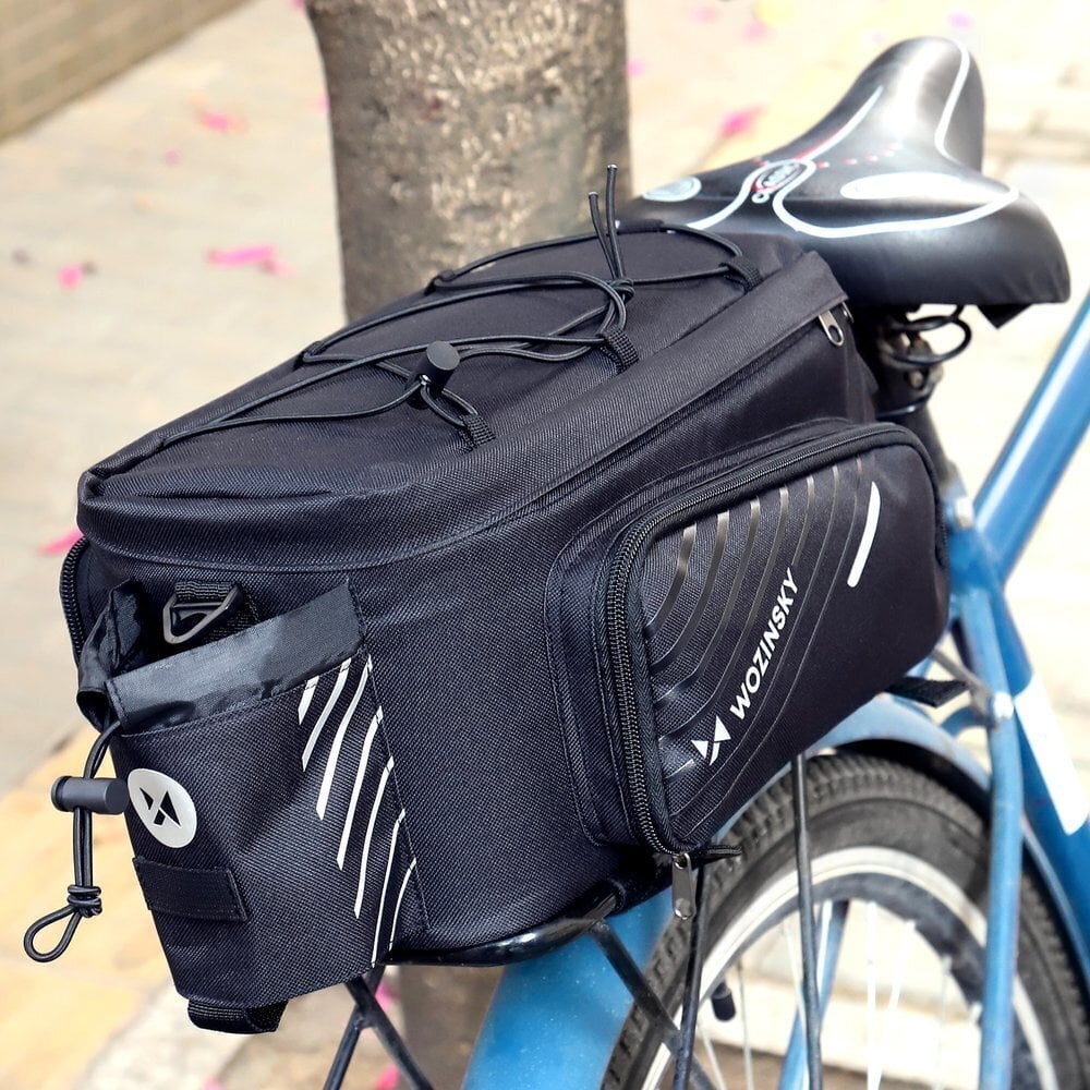 Krepšys dviračiui, juodas kaina | pigu.lt