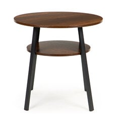 Kavos staliukas, 60 cm, juodas/rudas kaina ir informacija | Kavos staliukai | pigu.lt
