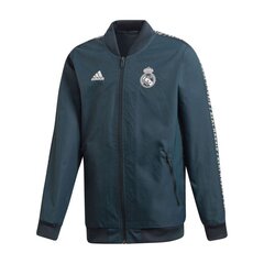 Sportinis džemperis berniukams Adidas Real Madrid Anthem Jr DP5185, juodas kaina ir informacija | Megztiniai, bluzonai, švarkai berniukams | pigu.lt