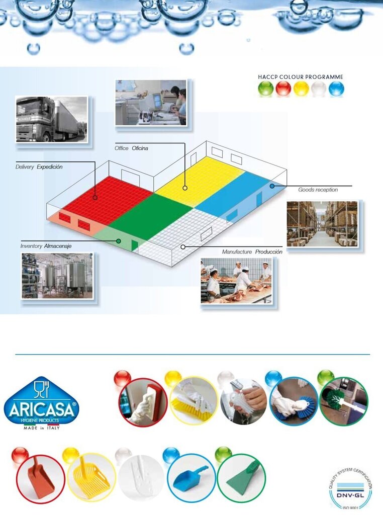 Aricasa sausintuvas Hygiene Pro 75, mėlynas kaina ir informacija | Valymo reikmenys ir priedai | pigu.lt