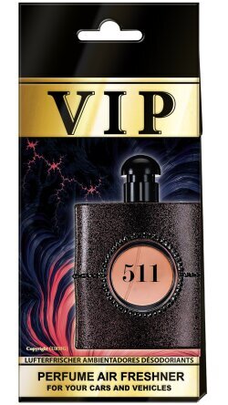 Automobilių oro gaiviklis VIP № 511 Yves Saint Laurent "Black Opium" kaina ir informacija | Salono oro gaivikliai | pigu.lt