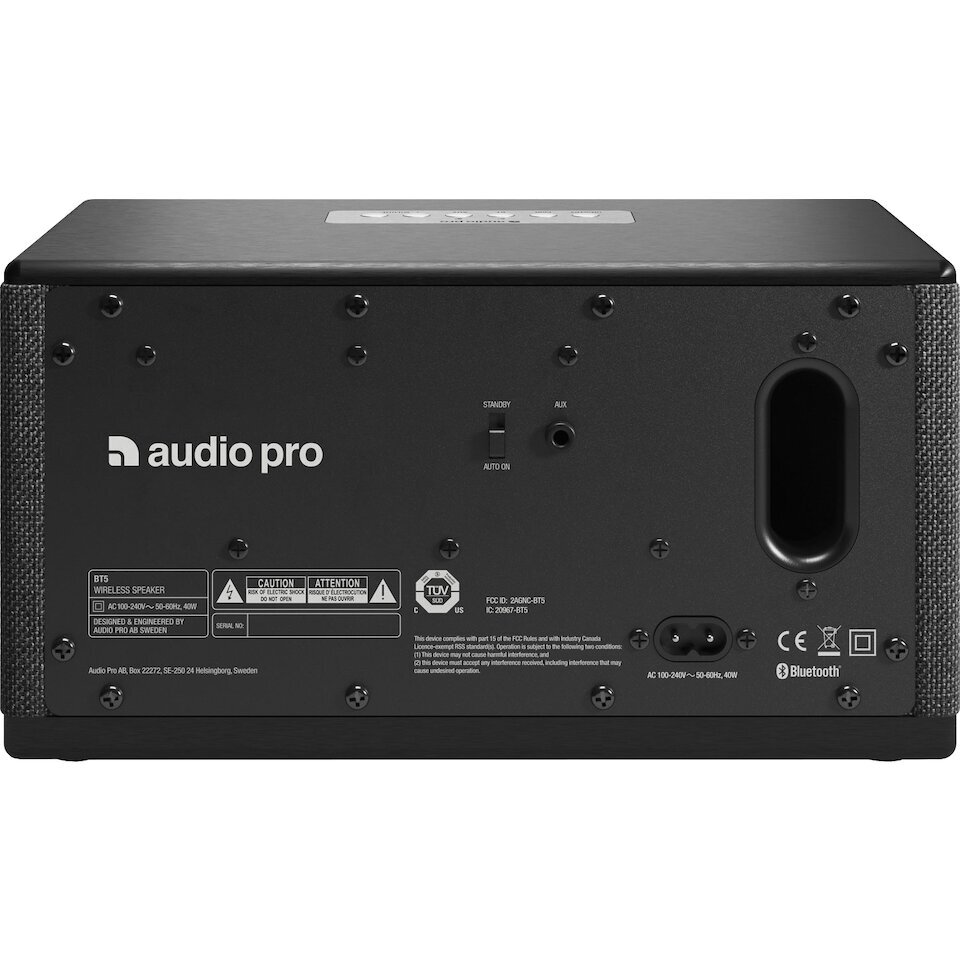 Audio Pro BT 5, juoda kaina ir informacija | Garso kolonėlės | pigu.lt