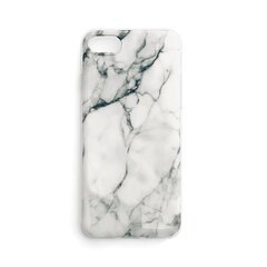 Wozinsky Marble TPU Case skirtas Samsung Galaxy A02s EU, baltas kaina ir informacija | Telefono dėklai | pigu.lt