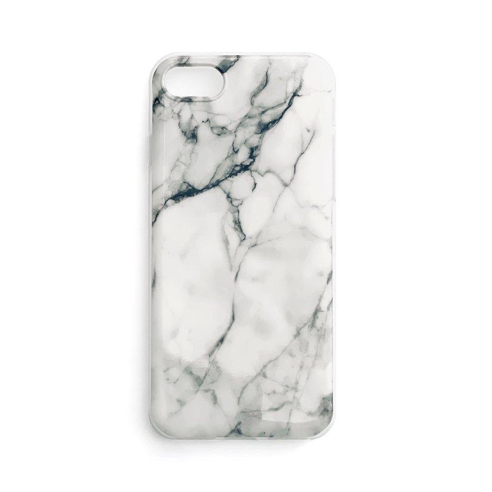 Wozinsky Marble TPU Case skirtas Samsung Galaxy A32 5G, baltas kaina ir informacija | Telefono dėklai | pigu.lt