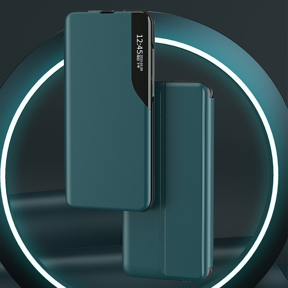 Eco Leather skirtas Xiaomi Redmi Note 10 Pro, juoda kaina ir informacija | Telefono dėklai | pigu.lt