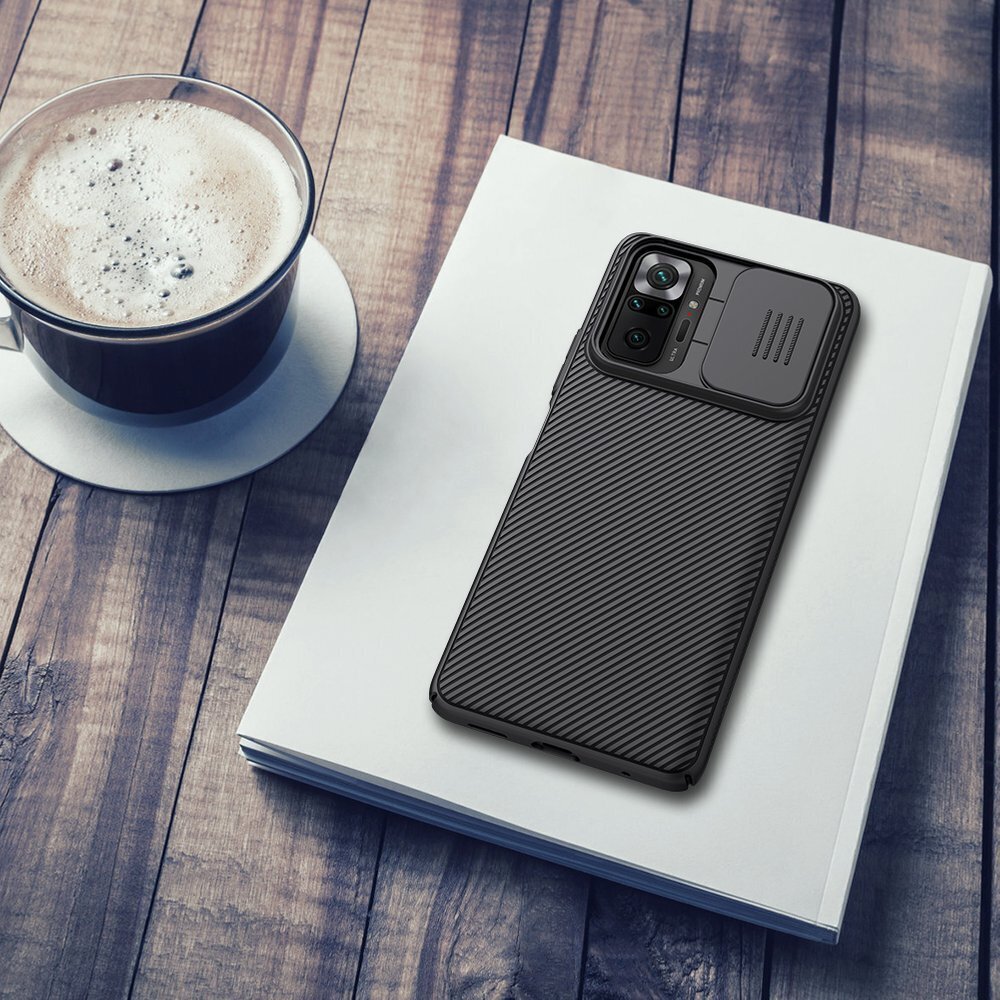 Nillkin CamShield Hard Case for Xiaomi Redmi Note 10 Pro Black цена и информация | Telefono dėklai | pigu.lt