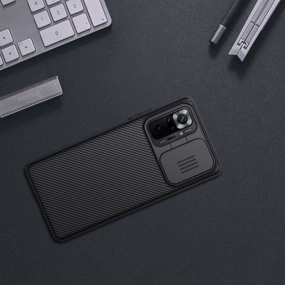 Nillkin CamShield Hard Case for Xiaomi Redmi Note 10 Pro Black kaina ir informacija | Telefono dėklai | pigu.lt