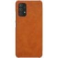 Nillkin Qin original leather case cover, skirtas Samsung Galaxy A32 4G, rudas kaina ir informacija | Telefono dėklai | pigu.lt