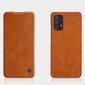 Nillkin Qin original leather case cover, skirtas Samsung Galaxy A32 4G, rudas kaina ir informacija | Telefono dėklai | pigu.lt