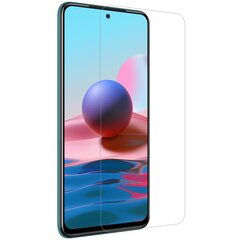 Apsauginis stiklas Nillkin Amazing H Tempered Glass Screen Protector 9H, skirtas Xiaomi Redmi Note 10 / Redmi Note 10S kaina ir informacija | Apsauginės plėvelės telefonams | pigu.lt