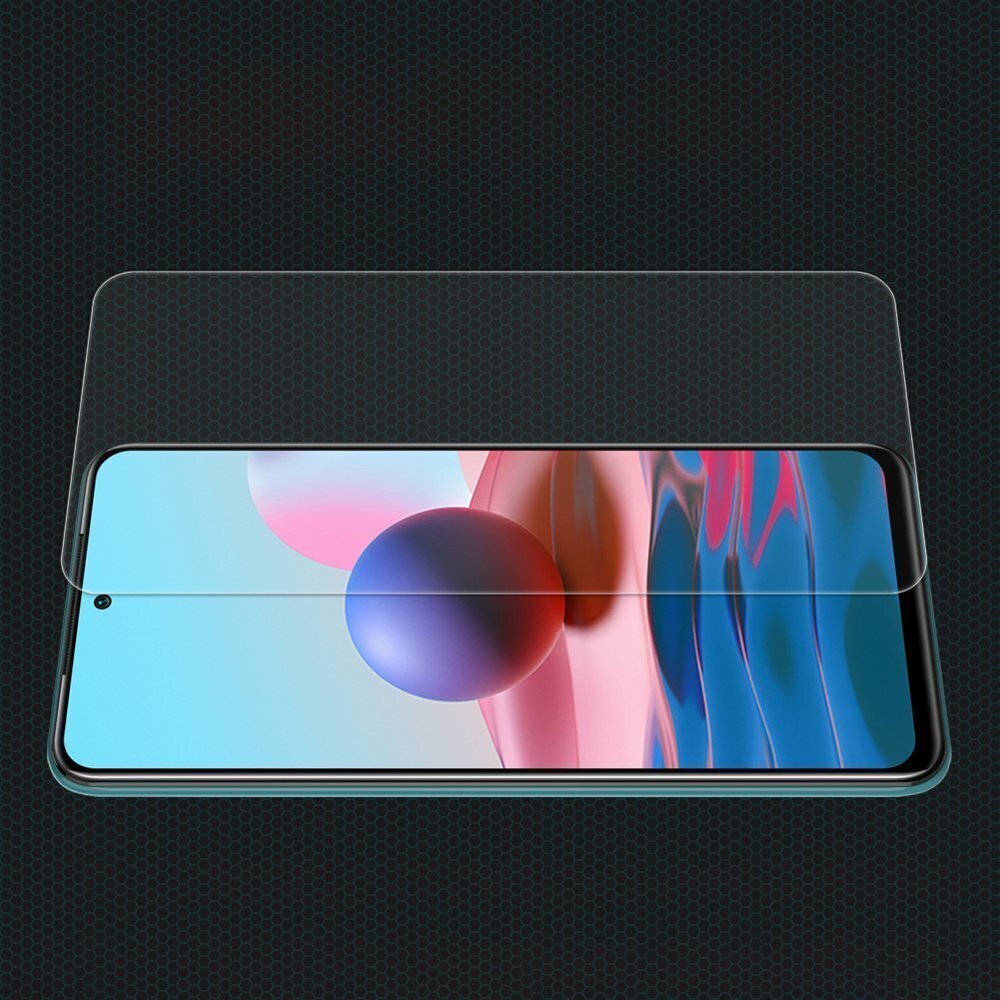 Apsauginis stiklas Nillkin Amazing H Tempered Glass Screen Protector 9H, skirtas Xiaomi Redmi Note 10 / Redmi Note 10S kaina ir informacija | Apsauginės plėvelės telefonams | pigu.lt