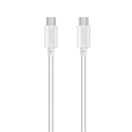 Acme CB1051W, USB-C/USB-C, 1 m kaina ir informacija | Kabeliai ir laidai | pigu.lt