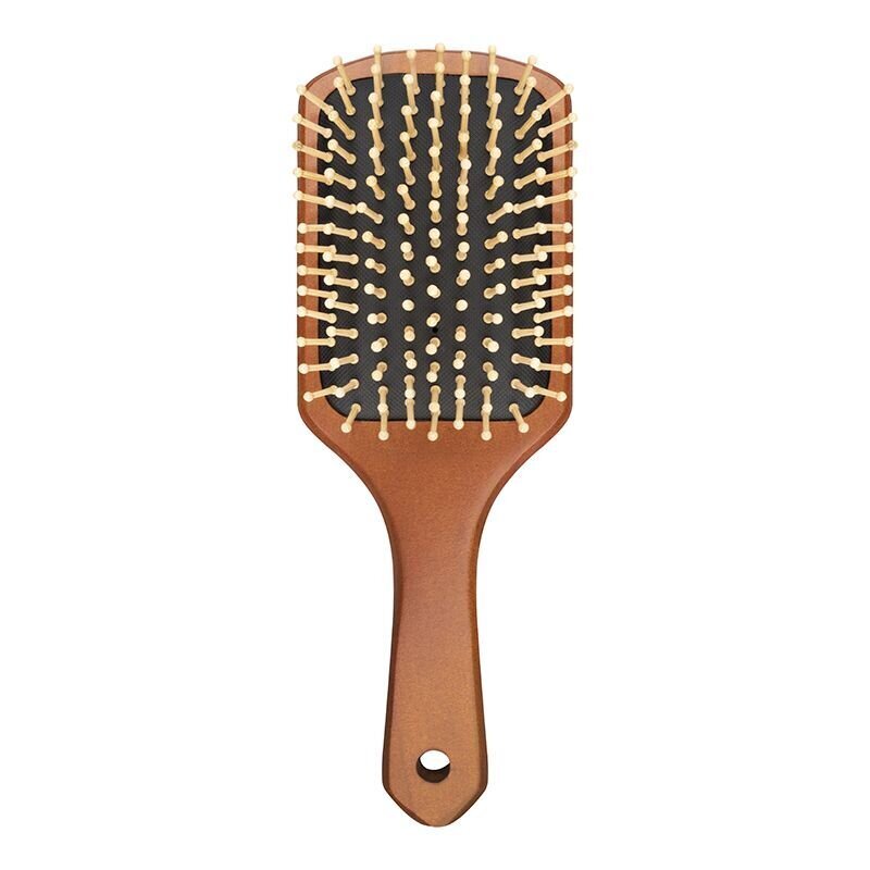 Plaukų šepetys Wooden Hair Brush, 1 vnt. цена и информация | Šepečiai, šukos, žirklės | pigu.lt