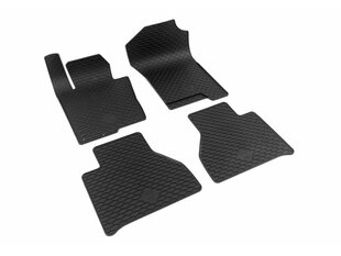 Коврики NISSAN NAVARA 2014-> 4pcs. black/ 221706 цена и информация | Модельные резиновые коврики | pigu.lt