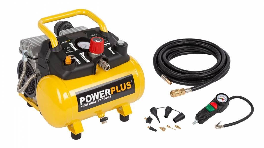 Kompresorius PowerPlus X 550W kaina ir informacija | Kompresoriai | pigu.lt