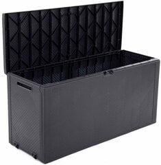 Sandėliavimo dėžė Keter Emily Box, 270 L, pilka kaina ir informacija | Daiktadėžės | pigu.lt