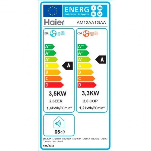 Mobilus oro kondicionierius Haier AM12AA1GAA kaina ir informacija | Kondicionieriai, šilumos siurbliai, rekuperatoriai | pigu.lt