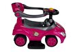 Paspiriama mašinėlė-stumdukas Mega Car 3in1, rožinė цена и информация | Žaislai kūdikiams | pigu.lt