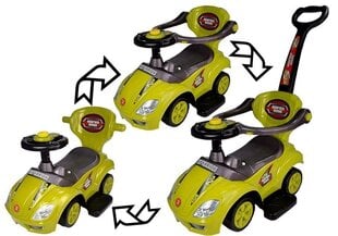 Машинка-толкалка Mega Car 3in1, желтая цена и информация | Игрушки для малышей | pigu.lt