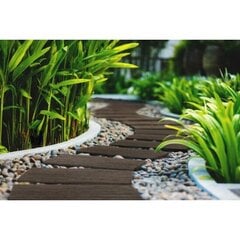 Plytelė takui Stepping Stone Railroad Tie ,26x60cm, ruda цена и информация | Террасный пол | pigu.lt