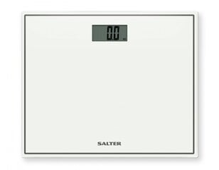 Salter 9207 WH3R Compact Glass Electronic Bathroom Scale - White цена и информация | Весы (бытовые) | pigu.lt