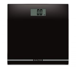 Salter 9205 BK3R Large Display Glass Elec Scale Black цена и информация | Весы (бытовые) | pigu.lt