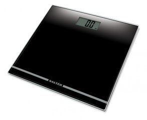 Salter 9205 BK3R Large Display Glass Elec Scale Black цена и информация | Весы (бытовые) | pigu.lt