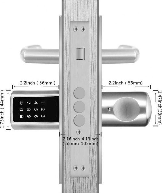 Išmanioji elektroninė spyna Woox, R7056 ZigBee kaina ir informacija | Išmanioji technika ir priedai | pigu.lt