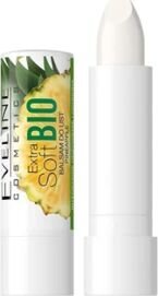 Lūpų balzamas Eveline Cosmetics Lip Balm Extra Soft Bio Pineapple, 12 ml цена и информация | Lūpų dažai, blizgiai, balzamai, vazelinai | pigu.lt