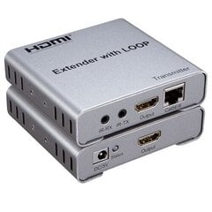 HDMI extender 100m, 4K kaina ir informacija | Kabeliai ir laidai | pigu.lt