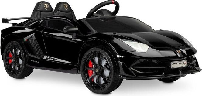 Vienvietis vaikiškas elektromobilis Toyz Lamborghini Aventador SVJ, juodas kaina ir informacija | Elektromobiliai vaikams | pigu.lt
