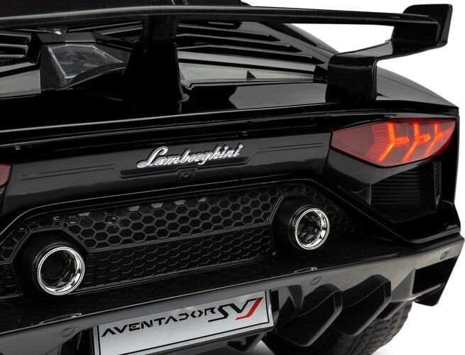 Vienvietis vaikiškas elektromobilis Toyz Lamborghini Aventador SVJ, juodas kaina ir informacija | Elektromobiliai vaikams | pigu.lt