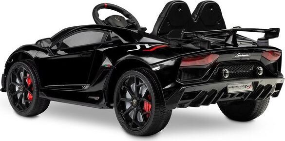 Vienvietis vaikiškas elektromobilis Toyz Lamborghini Aventador SVJ, juodas kaina ir informacija | Elektromobiliai vaikams | pigu.lt
