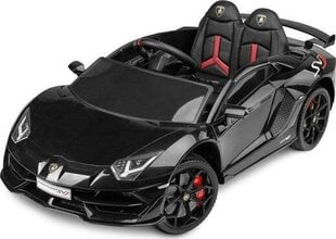 Одноместный детский электромобиль Toyz Lamborghini Aventador SVJ, черный цена и информация | Электромобили для детей | pigu.lt