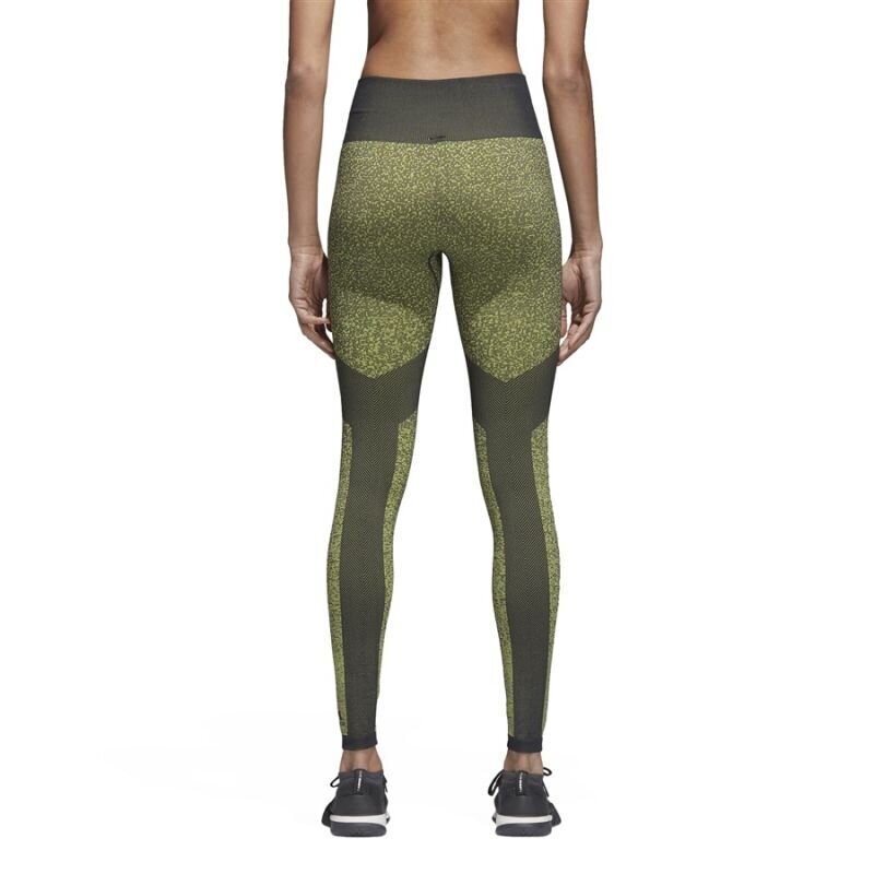 Sportinės tamprės moterims Adidas Seamless Long Tights W CV3493 HS-STECH, žalios kaina ir informacija | Sportinė apranga moterims | pigu.lt