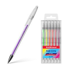 Ручки гелевые неон ErichKrause R-301 Neon, 6 цветов цена и информация | Письменные принадлежности | pigu.lt