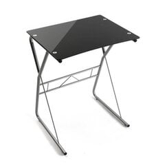 Письменный стол, стекло, (47,5 х 75 х 60 см) цена и информация | Компьютерные, письменные столы | pigu.lt