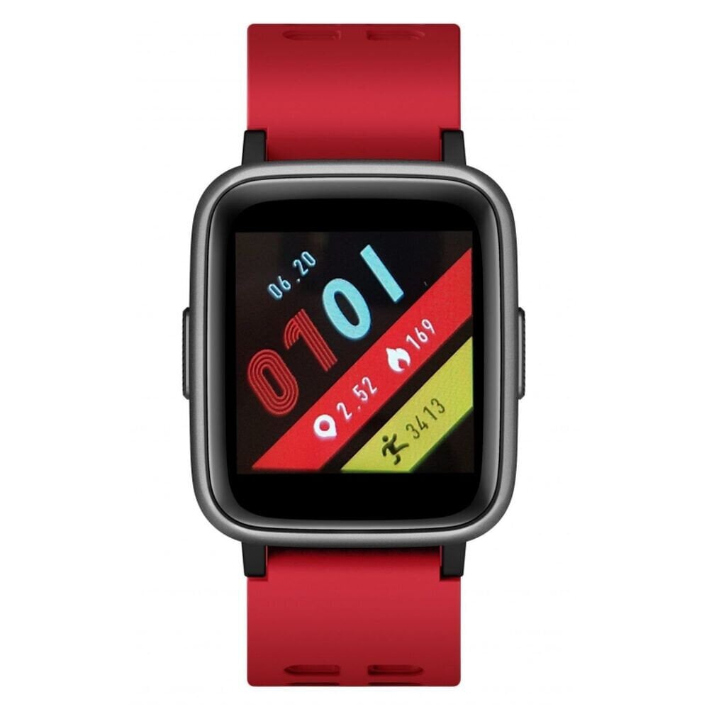 Leotec MultiSport WorldFit Red kaina ir informacija | Išmanieji laikrodžiai (smartwatch) | pigu.lt