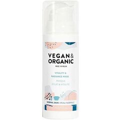 Veido kremas Vitality & Radiance Vegan & Organic, 50 ml kaina ir informacija | Veido kremai | pigu.lt