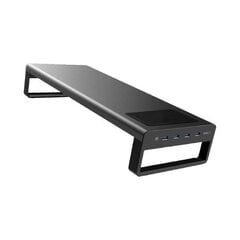 Настольная подставка для экрана iggual IGG316900 USB 3.0 Чёрный цена и информация | Кронштейны для монитора | pigu.lt