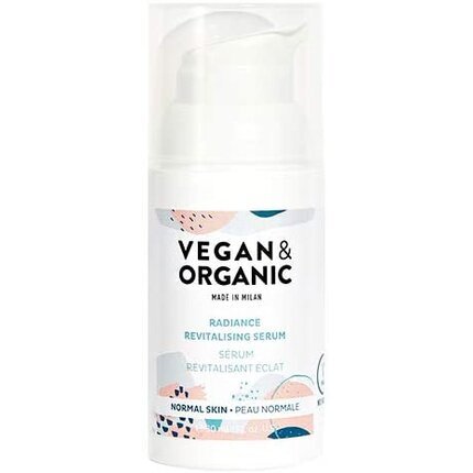 Veido serumas Radiance Revitalising Vegan and Organic, 30 ml kaina ir informacija | Veido aliejai, serumai | pigu.lt