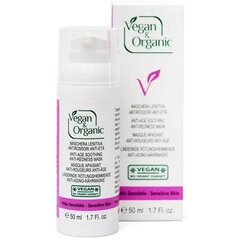 Veido kaukė Antiirritation Regenerating Vegan & Organic, 50 ml kaina ir informacija | Veido kaukės, paakių kaukės | pigu.lt