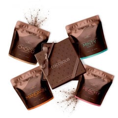 Šveičianti ir valanti priemonė Luxury Coffee Scrub Box Cocosolis, 4 x 70 ml kaina ir informacija | Kūno šveitikliai | pigu.lt